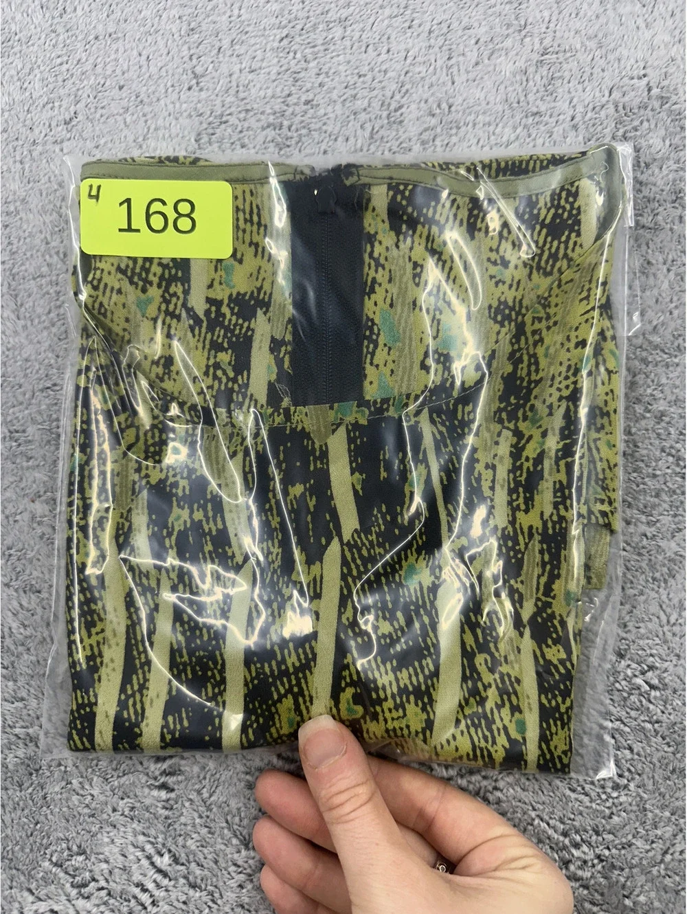 Raffinalla Neon Wasabi Green Abstract Print Sleeveless‎ Tank Top